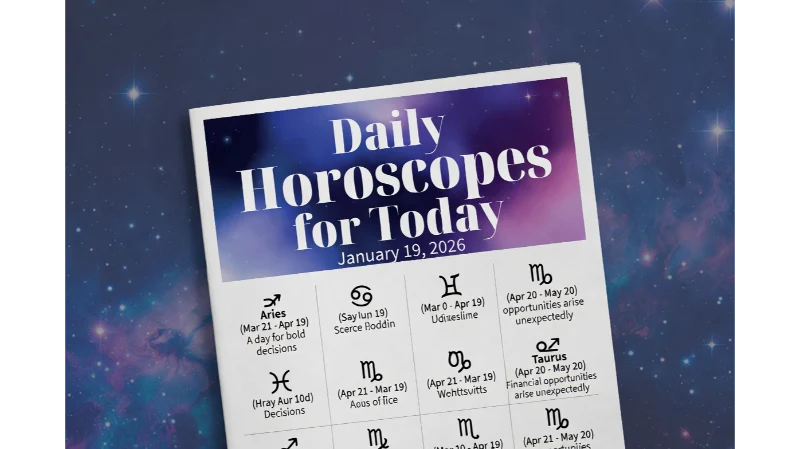 Daily Horoscopes for Today: January 19, 2026